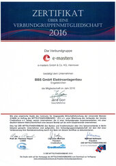 Verbundgruppe e-masters 2016