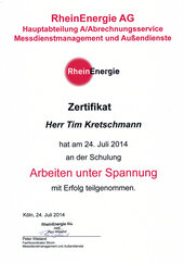 Tim Kretschmann, Arbeiten unter Spannung